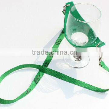 Fashion Polyester Drinking Glass Cover And Chains Wholesale