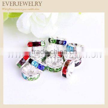 2016 colorful rhinestone connector for necklace