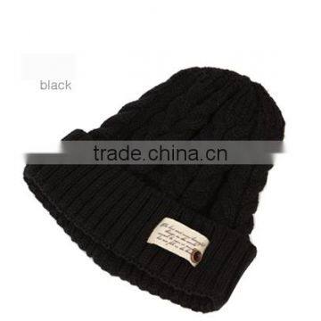 Han edition of autumn winter knitting hat with thick warm bonnet hat