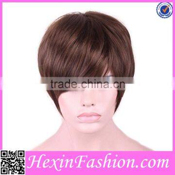 Lover-beauty Short Cheap Brown Hairpiece Wholesale photo-2