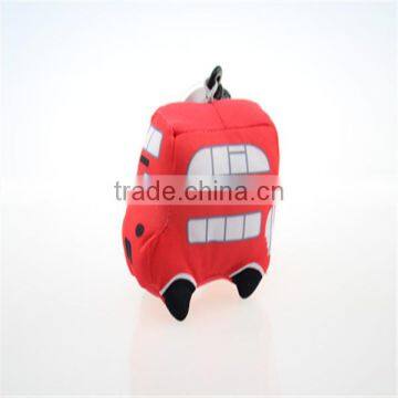 Promotional Cute mini plush toy truck keychain Wholesale