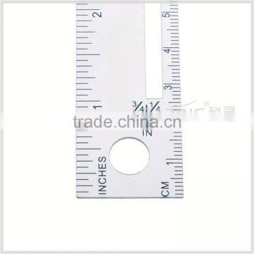 Kearing High Quality Transparent Sandwich Line T Sharped Draft Ruler 1.2mm Thick Plastic Rulers#T1204 photo-2