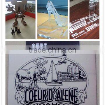 JQ6040 Mini Laser Cutting Machine for Double - Color/wood Planks/paper/leather photo-3