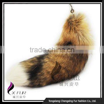 CX-R-31 Chinese Manufacturer Fox Fur Tail KeyChain photo-6