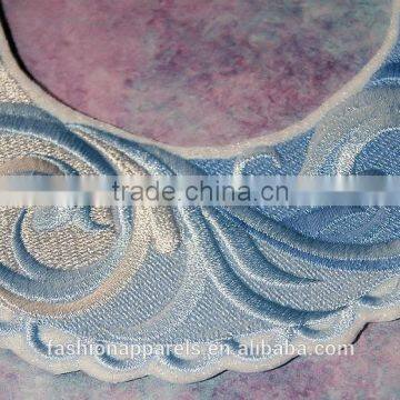 Custom High Quality Embroidered Creative Moon Patch for Clothes Embroidery Patch Made in China Choose Size/color photo-3