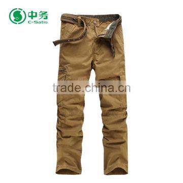 Wholesale Fashion Multi Color 100% Cotton Long Tactical Pants Mens 6 Pocket Cargo Pants photo-3