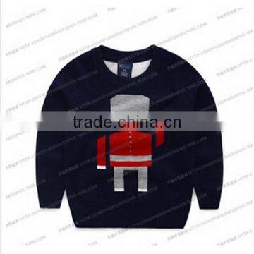 Garment Knitted Baby Wear Boys Sweater Boys Long-sleeved Cotton Crochet Sweater Pullover photo-4