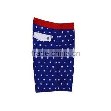 China Custom 4 Way Stretch American Flag Board Shorts photo-3