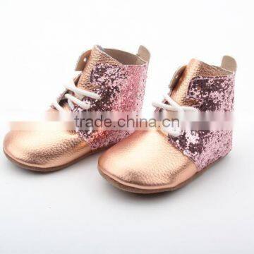 Long Shoes Custom Toddler Baby Genuine Leather Girls Shoes for Kids photo-4