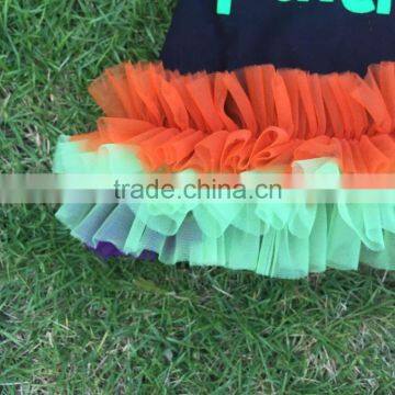 NEWEST Kids Black Dress Girls Pumpkin Dress Girls Halloween Dress Pumpkin in the Patch Dress With Necklace and Headband photo-3