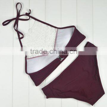 Polyester Bikini Different Size for Choice & Padded Blue Girls Swimwear 59377 photo-4