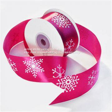 Custom 100% Polyester Decorative Wholesale Printed Satin Ribbon photo-5