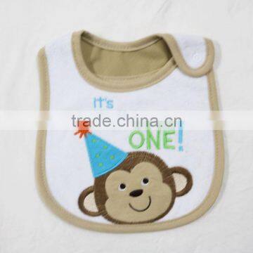 Fashion Design Cute Animal Baby Bibs Three Layers Waterproof Baby Bandana Drool Bibs photo-3