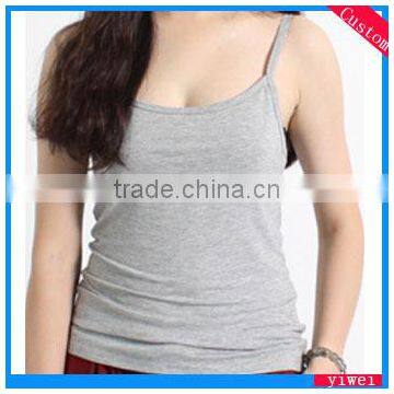 Loose Fit Soft Short Type Fancy Tank Top Vest for Woman