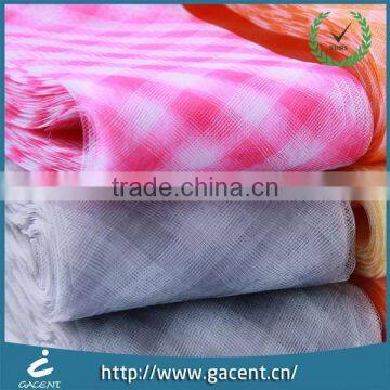 High Quality Apparel Checked Crinoline Fabric Trimming photo-6