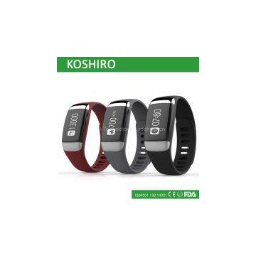 OLED Touch Screen Smart Bluetooth Heart Rate Monitor Wrist Watch photo-3