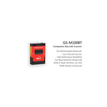 GENERALSCAN M100BT 1D Laser Mini Bluetooth Wireless Barcode Scanner Barcode Reader For IOS Android Windows Smartphone Pad tablet PC For Retail