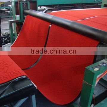 velour embossed carpet PVC backed production machine line