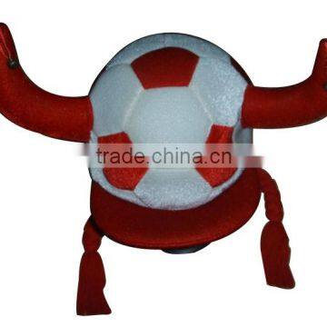 Football Fans Ox Horn Party Hats For Adults