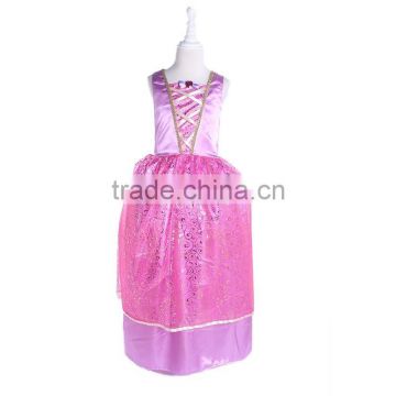 FD1647 princess velvet kids frock designs children frock model