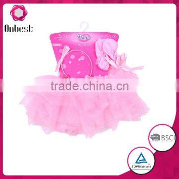 2016 New Arrival Chiifon Tutu Dress Girls Dresses Baby TUTU pink Party long dress for kids