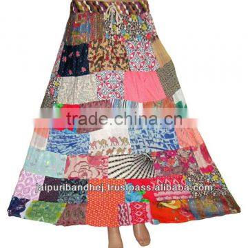 INDIAN DESIGN FASHION WHOLESALE HOT SALE PATCHWORK SEXY WOMEN SKIRT