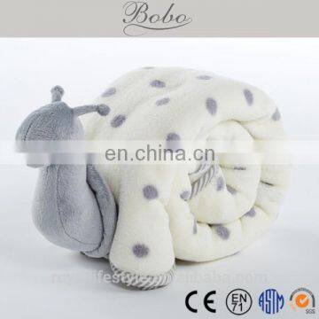 Cuddly design Snail Shaped baby blanket- Super soft !