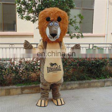 2017 comfortable china factory produced animal lion mascot costumes for sale