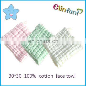 Elinfant Face Washer cotton Baby Washcloths Baby face hand soft towel