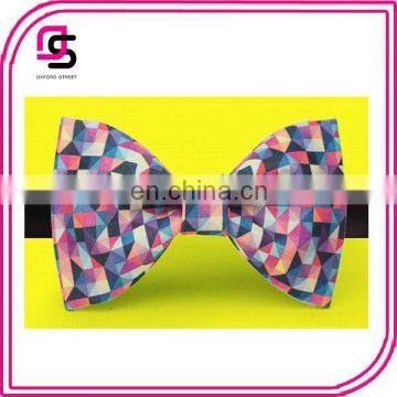 Colorful Triangle Bow Tie Geometry Bow Tie Fashion Bow Tie Spring Bow Tie