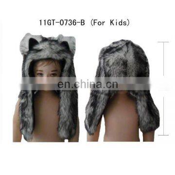 kids animals hat winter hat husky hat farm hats