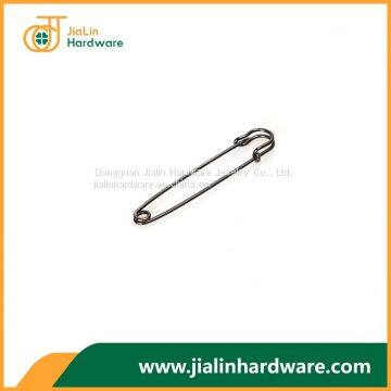 Matte nickel iron safety pins 90mm*1.9mm size jewelry sewing pin