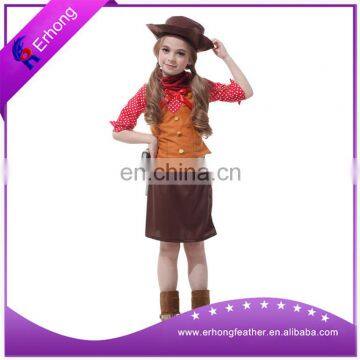 Girl cowboy cosplay costume