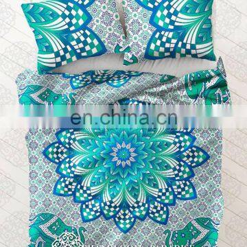 Hippie Indian Mandala Duvet Cover Decor Queen Size Doona Cover Blanket With Pillow Cover