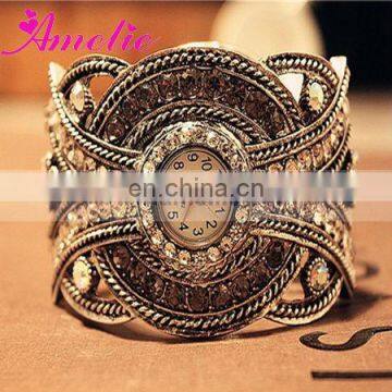 A0980 Gorgeous Crystal Bracelet Watch Sumptuous Arabic Wedding Gifts