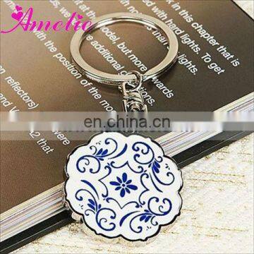 A07923 Exotic China Flower Unique Keyring Favor