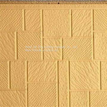 China Hebei Sai Ding building materials Co., Ltd. metal embossing thermal insulation boardAD5-001