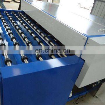 Horizontal low e glass washing machine