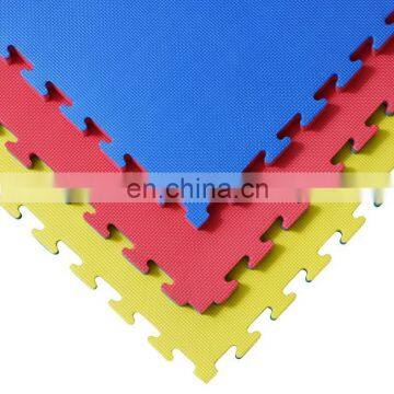 Gym Martial Arts Karate Judo Interlocking Eva Mats Red/Blue, 1 m x 1 m x 40 mm