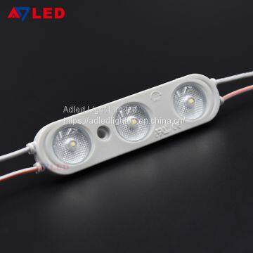 Ce&rohs Shenzhen Manufacturer 3 Lamp White Smd 2835 Waterproof Injection Light Led Module With Lens photo-2