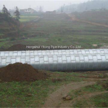 Galvanized Corrugated Steel Pipe Galvanized Corrugated Metal Pipe Steel Corrugated Pipe China photo-2