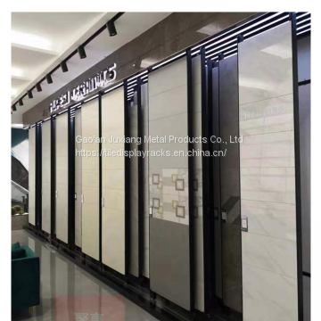 Pull Push Ceramic Tiles Showroom Display Rack Stand for Marble Granite Floor Tiles photo-2