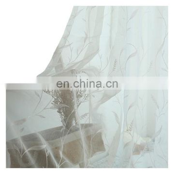 wholesale  embroidery voile curtains for bedroom