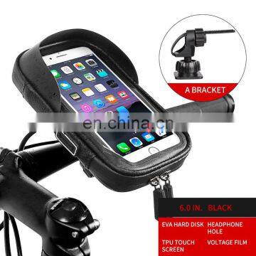 Oem 6 Inch Cycling Mobile Phone Holder Bicycle Front Touch Screen Bike Handlebar Bag photo-4