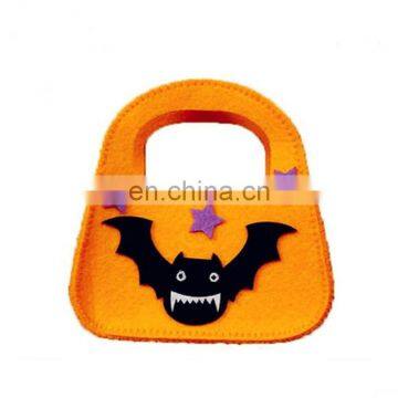 Sturdy and Fun Halloween Pumpkin Trick or Treat Bags Felt Candy Tote Bag photo-6