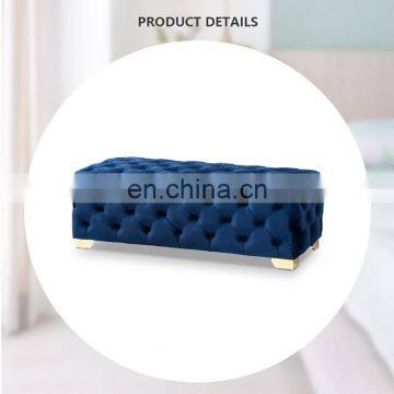 Reatai Modern Home Furniture Bed Sofa Tufted Ottoman Seat Living Bench photo-5