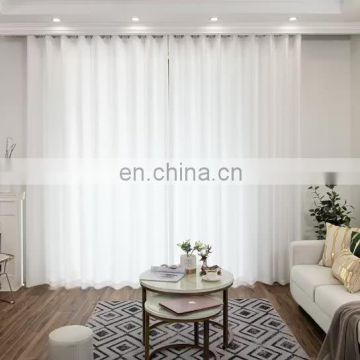 Hot Sale Simple design Classic European Style Soft White Color Sheer Curtain For Living Room Bedroom