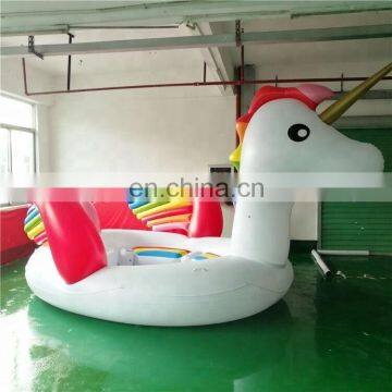 6 Person Unicorn Inflatable Floating Island