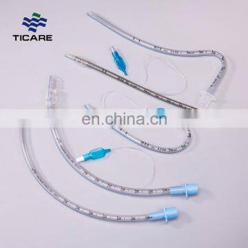 Medical grade PVC sterile disposable parts endotracheal tube types cuffed