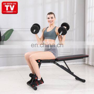 AS SEEN ON TV Integrated Gym Trainer Multifunctional Adjustable Dumbbell Stool,body Fitness Equipment